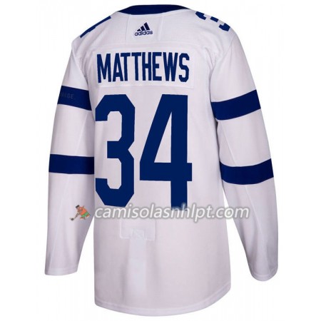Camisola Toronto Maple Leafs Auston Matthews 34 Adidas Pro Stadium Series Authentic - Homem